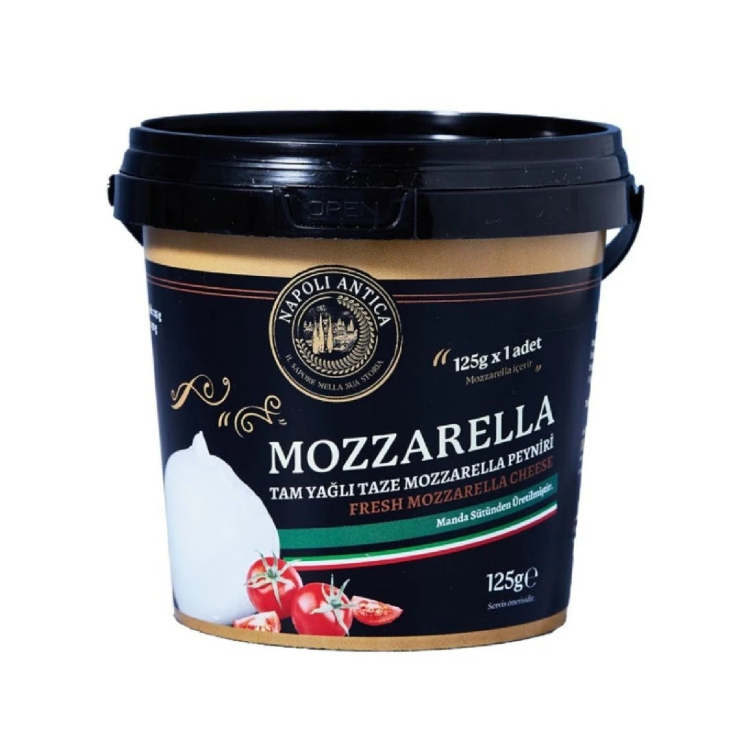 Napoli Antica Tam Yağlı Taze Mozzarella Peyniri (Manda) - 125 gr