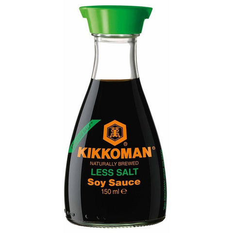 Kikkoman Soya Sosu - Oval Şişe - Az Tuzlu - 150 ml