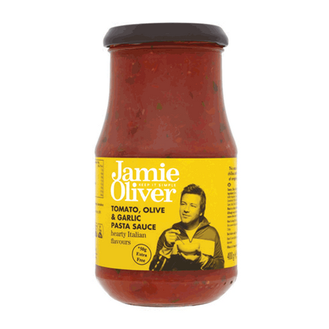 Jamie Oliver Domates, Zeytin ve Sarımsaklı Makarna Sosu - 400 gr