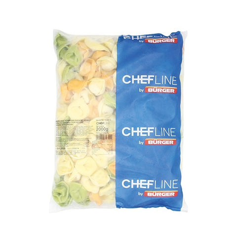 Chefline Üç Renkli Ve Üç Peynirli Tortelloni - 1 kg