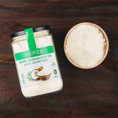 Wefood Organik Glutensiz Hindistan Cevizi Unu (Organik Sertifikalı) - 320 gr