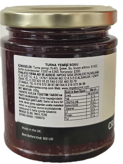 LITTLE PICKLE Cranberry (Turna Yemişi) Sosu - 200 gr
